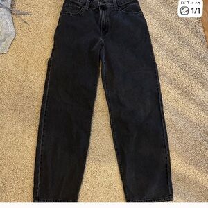 Levi's Women's Black Boyfriend Jeans